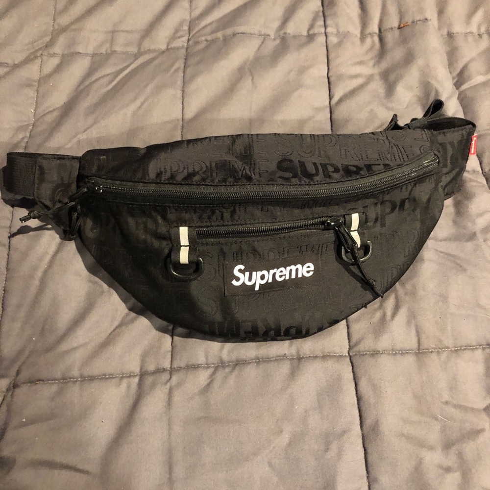 Supreme Waist Bag Fanny Pack SS19 Black